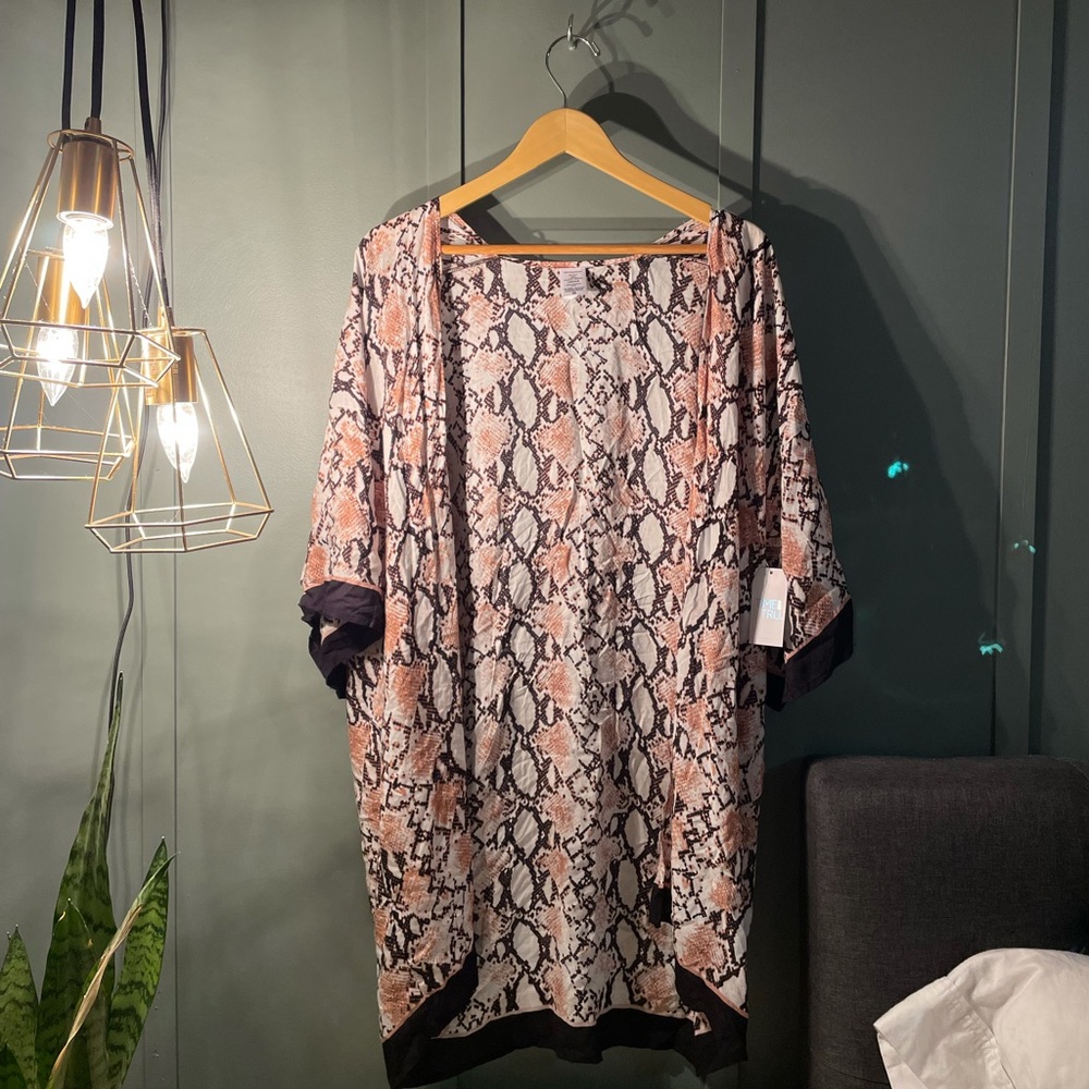 Snake Print Kimono